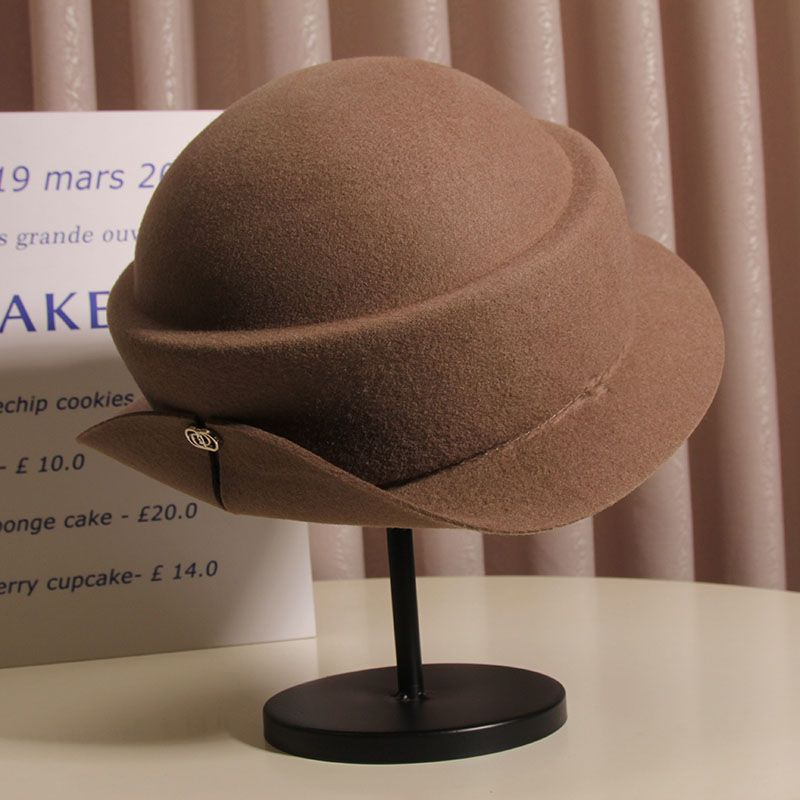 Wool Felt Sun Hats Round Top K – Fedora Hat Wool Bewertung und Preis