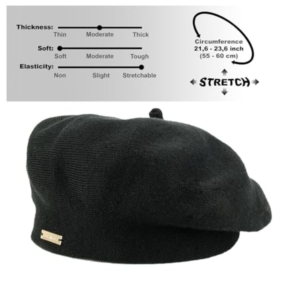 Beret - Warm Lined Wool Angora – Beret French Wool Bewertung und Preis