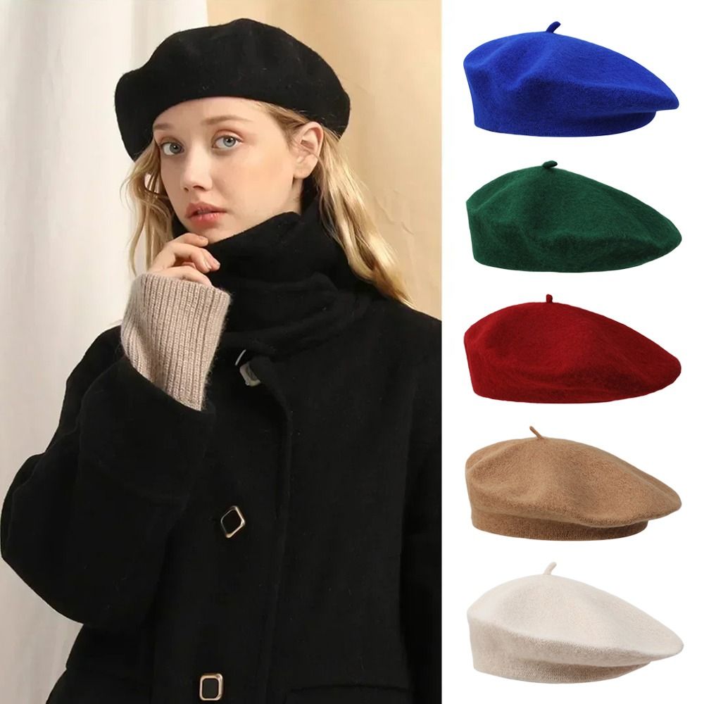 Fashion Warm Winter Wool Beret – Beret French Wool Bewertung und Preis