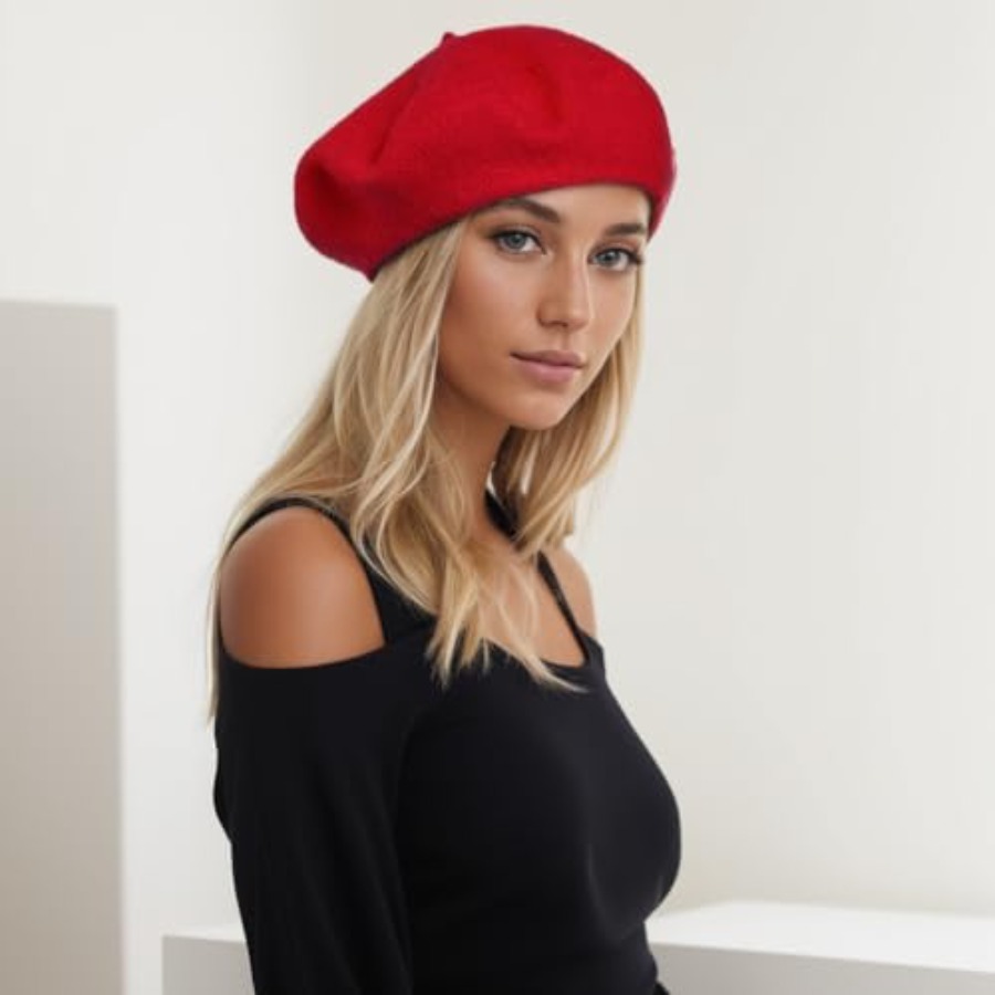 Women's Beret Hats Chic French – Beret French Wool Bewertung und Preis