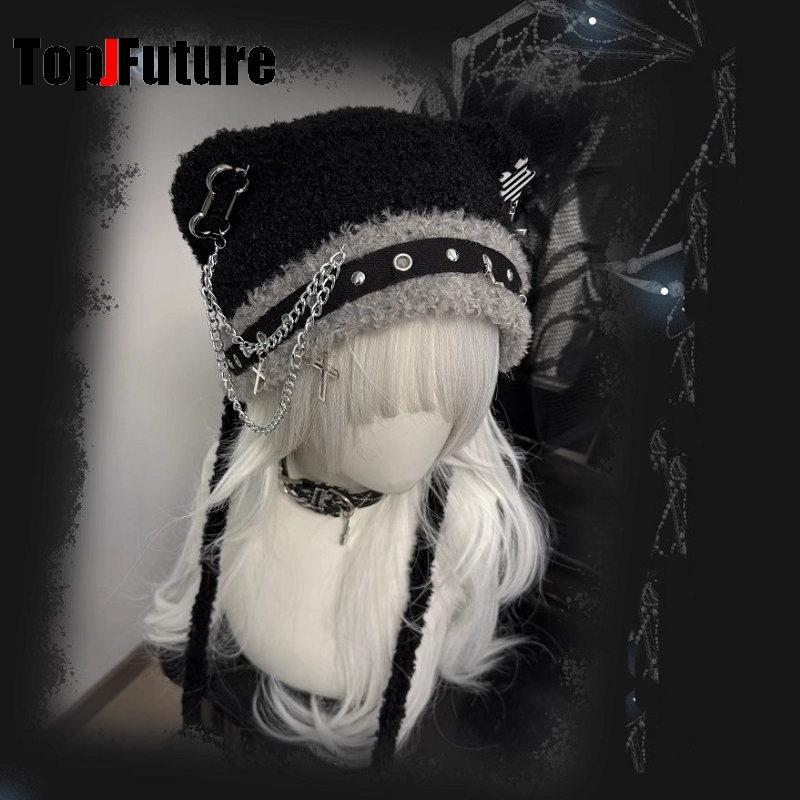 Women Japanese Harajuku Y2K Gi – Winter Trapper Hat Bewertung und Preis