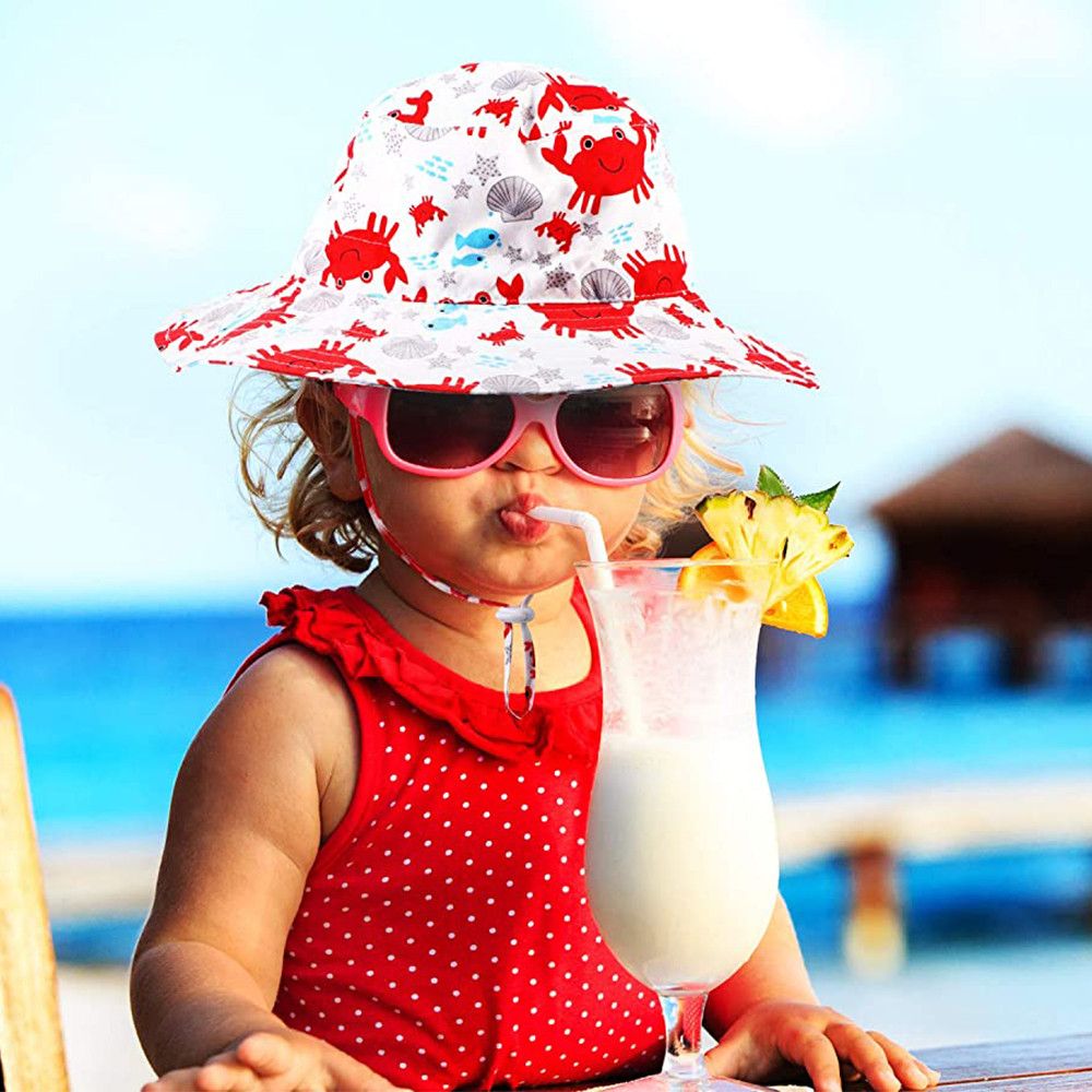 Summer Boys Girls Neck Ear Cov – Sun Hat Wide Brim Bewertung und Preis