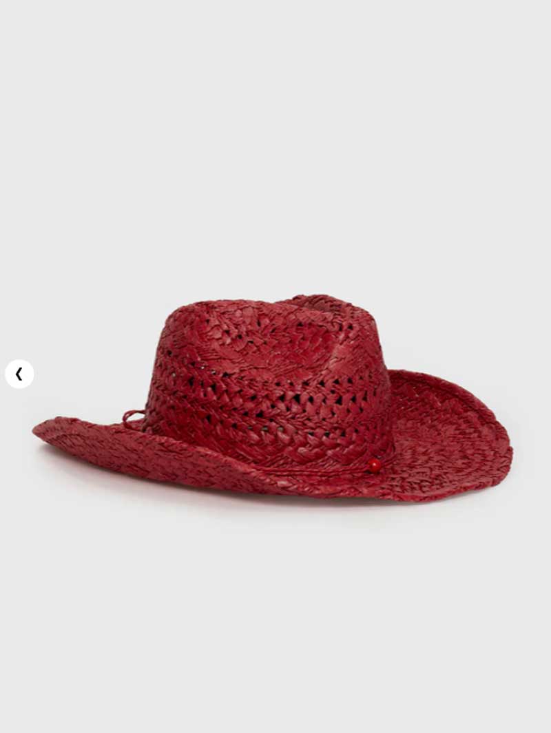 Cowboy hat red hand-painted su – Cowboy Hat Straw Bewertung und Preis