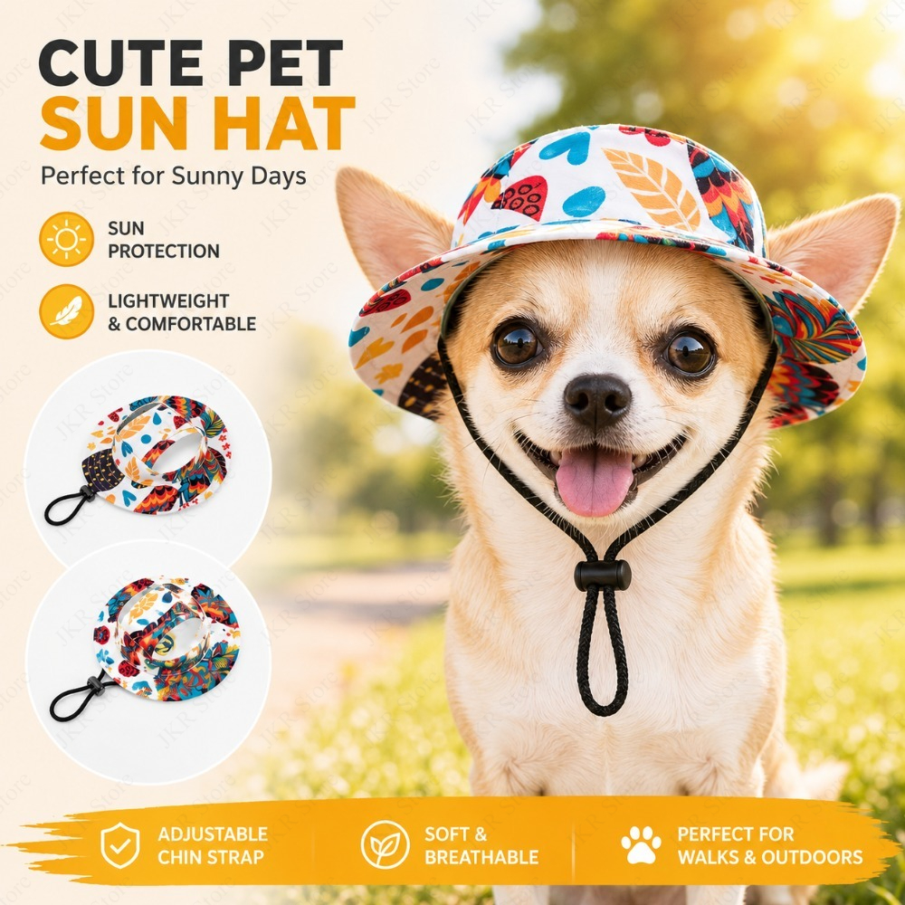 Printed Pet Dog Hat Adjustable – Running Cap Lightweight Bewertung und Preis