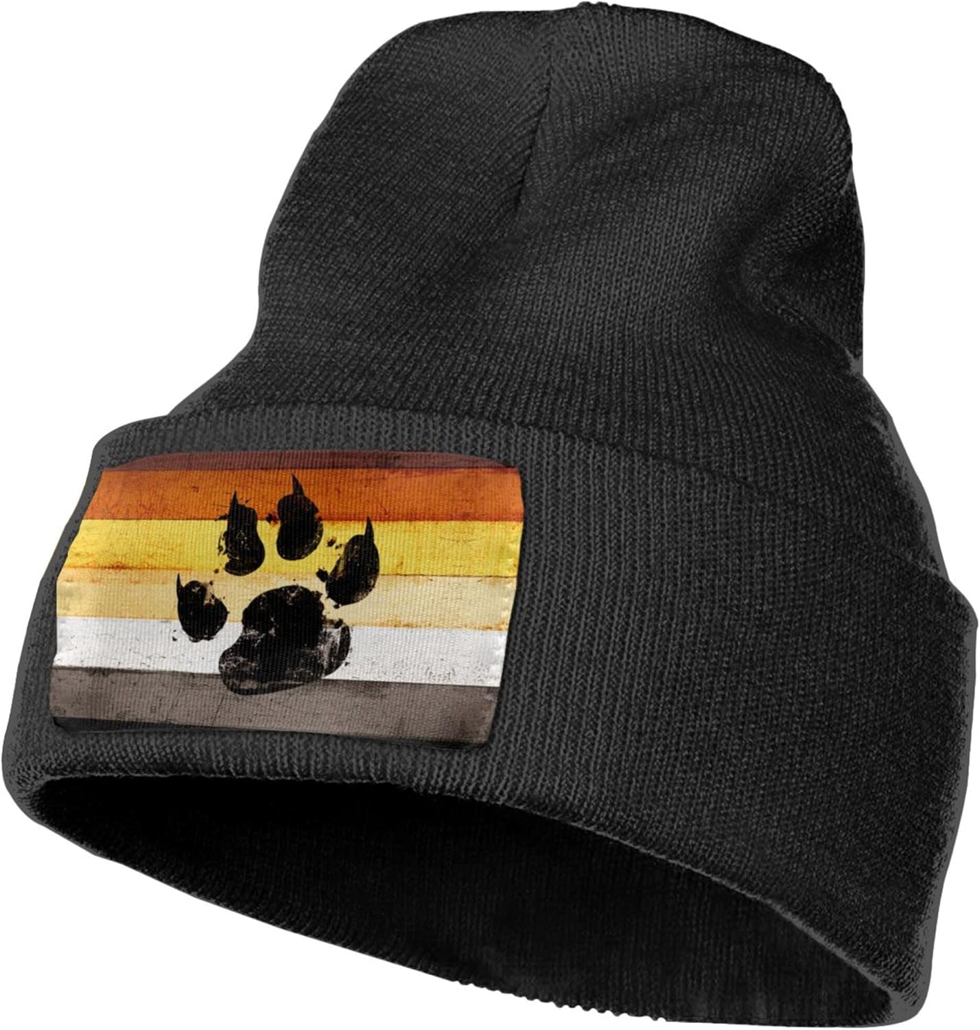 Gay Flag Bear paw LGBT Knit Be – Beanie Cuffed Knit Bewertung und Preis