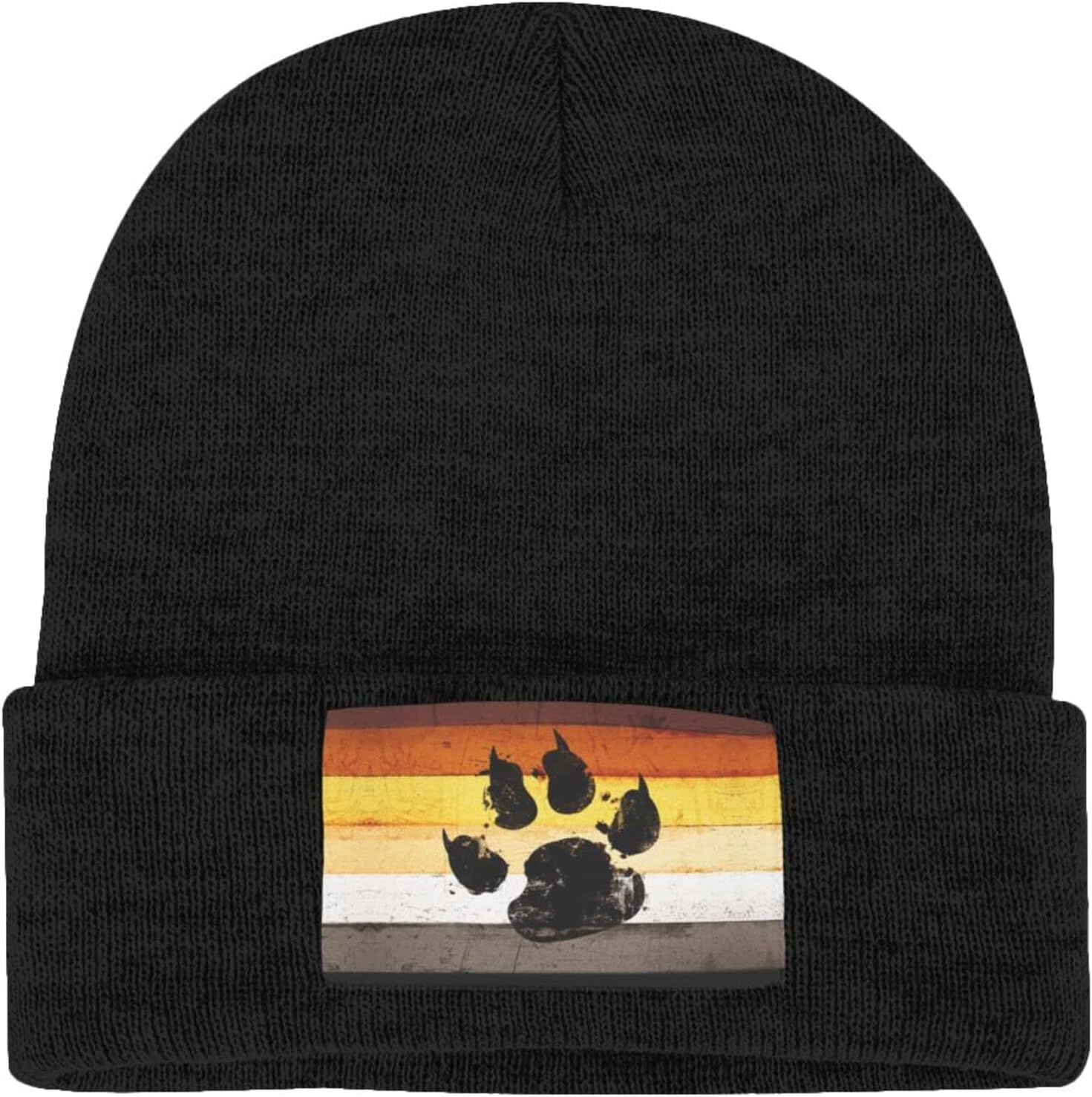 Gay Flag Bear paw LGBT Knit Be – Beanie Cuffed Knit Bewertung und Preis