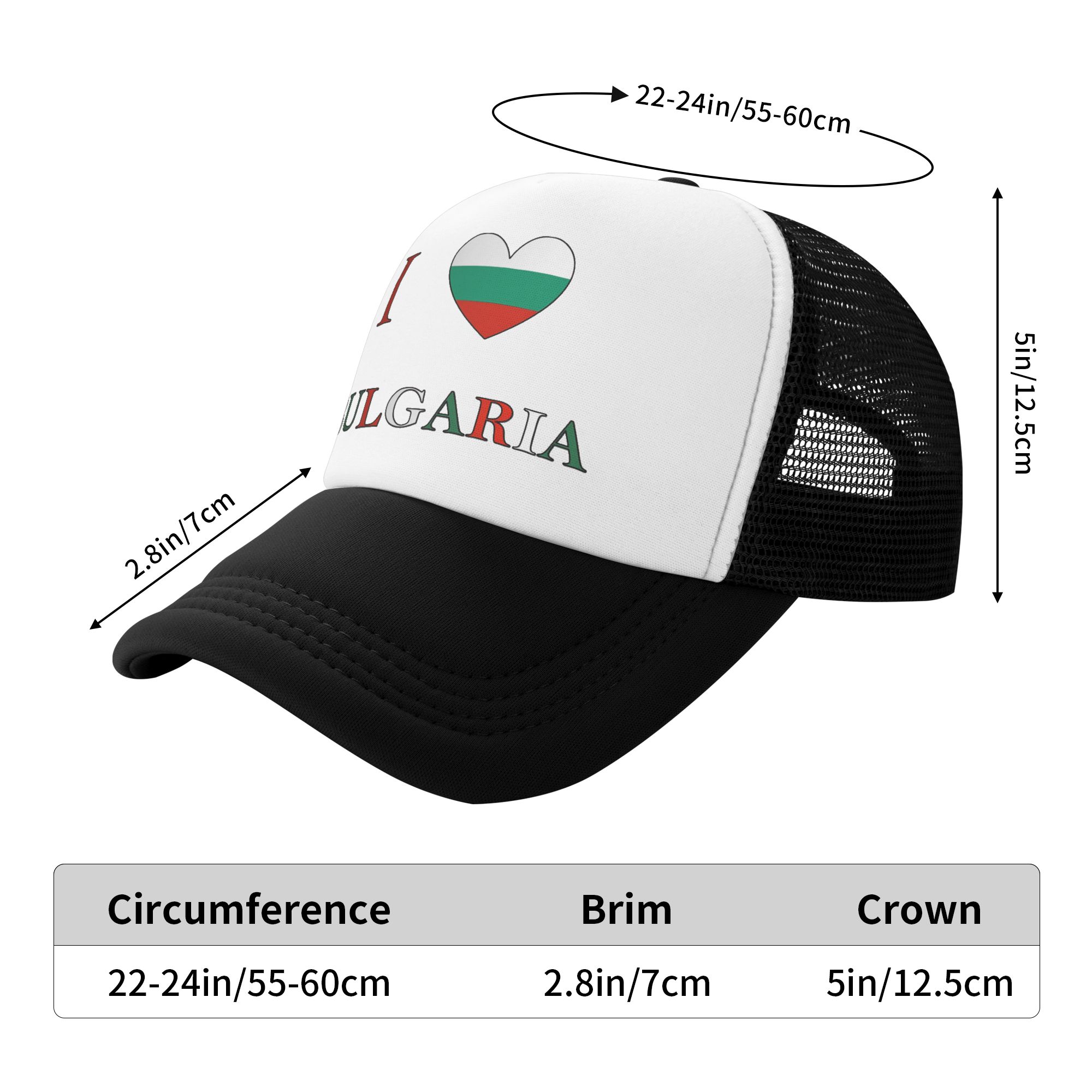 I Love Bulgaria  Sun Hats  Vin – Trucker Cap Mesh Bewertung und Preis
