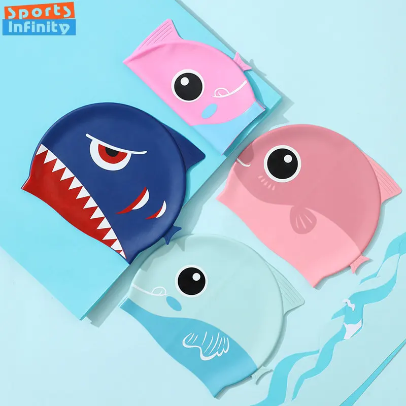 Cartoon Cute Fish Shark Silico – Swim Hat Silicone Bewertung und Preis