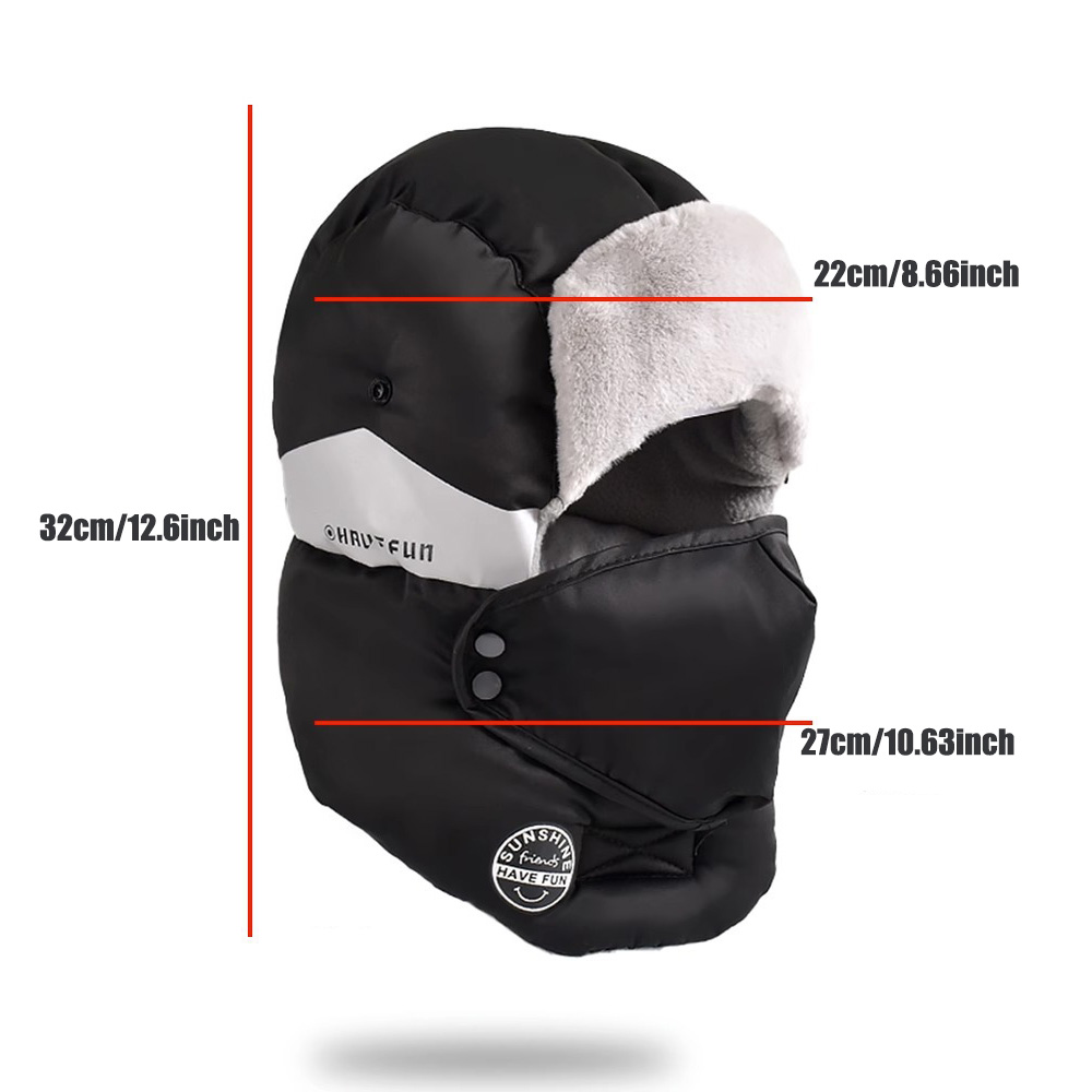 Mens Winter Ski Hat Thickened  – Winter Trapper Hat Bewertung und Preis