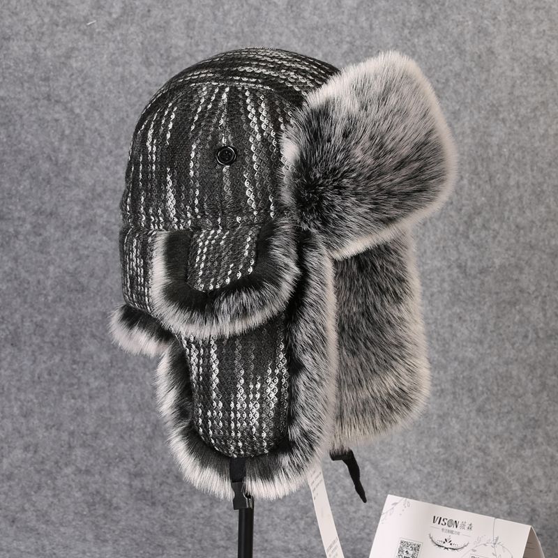 B-8433 Man Bomber Hat Rex Rabb – Winter Trapper Hat Bewertung und Preis