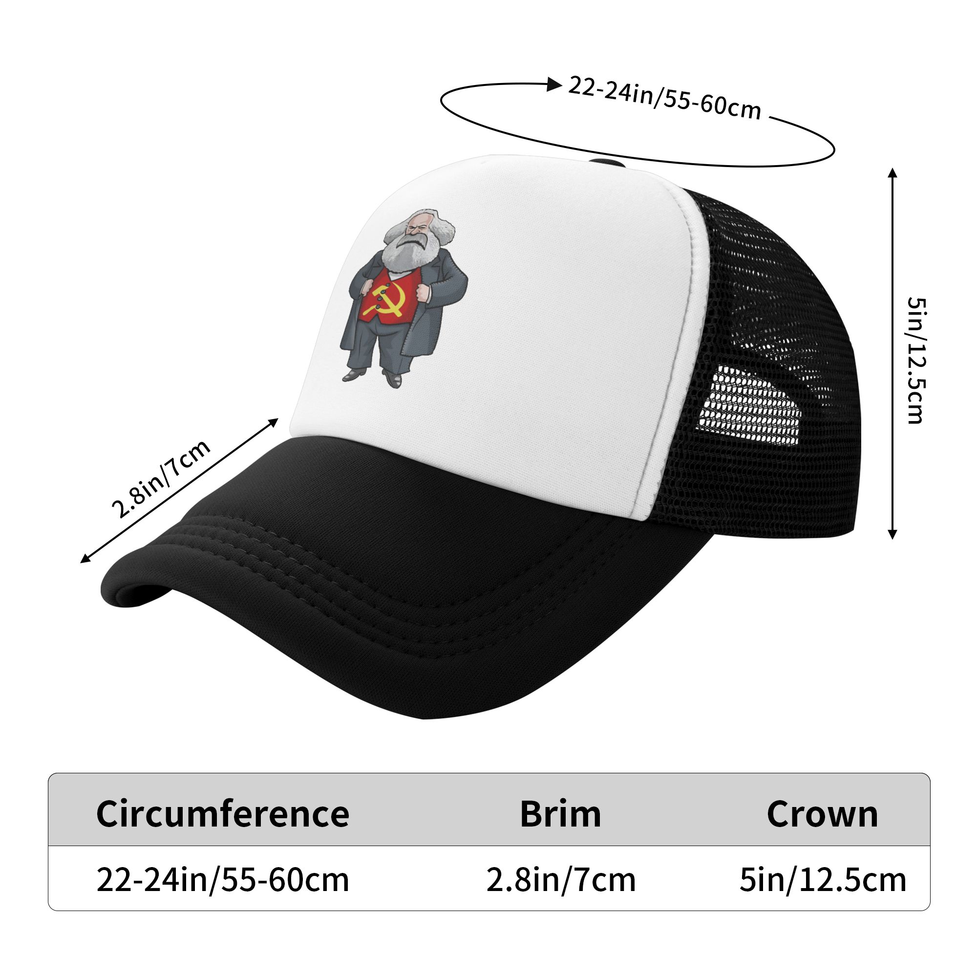 Karl Marx  Mesh Sun Hats  Hunt – Trucker Cap Mesh Bewertung und Preis