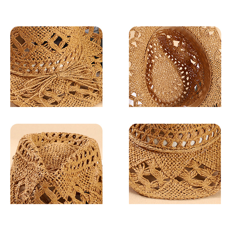 Fashion Woven Straw Hat Wester – Cowboy Hat Straw Bewertung und Preis