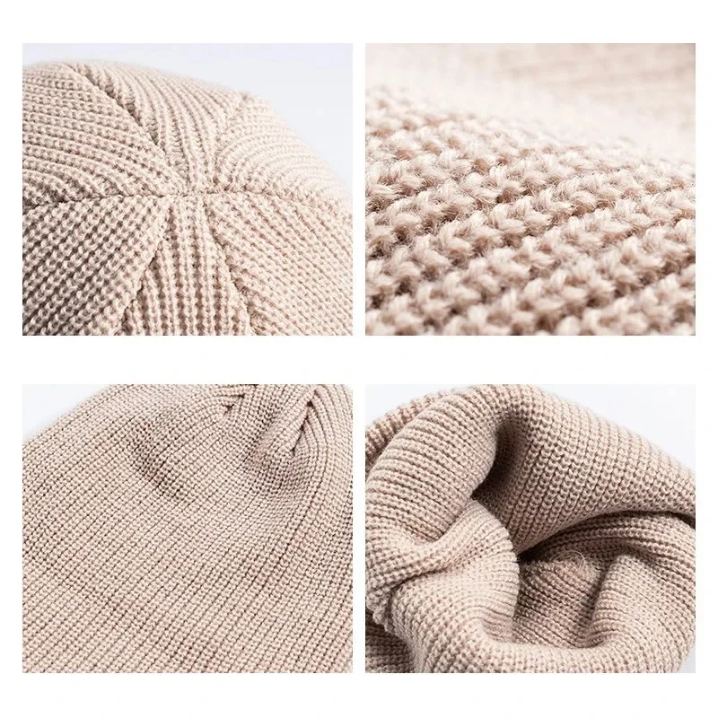 Winter Knitted Hat Warm Outdoo – Beanie Cuffed Knit Bewertung und Preis