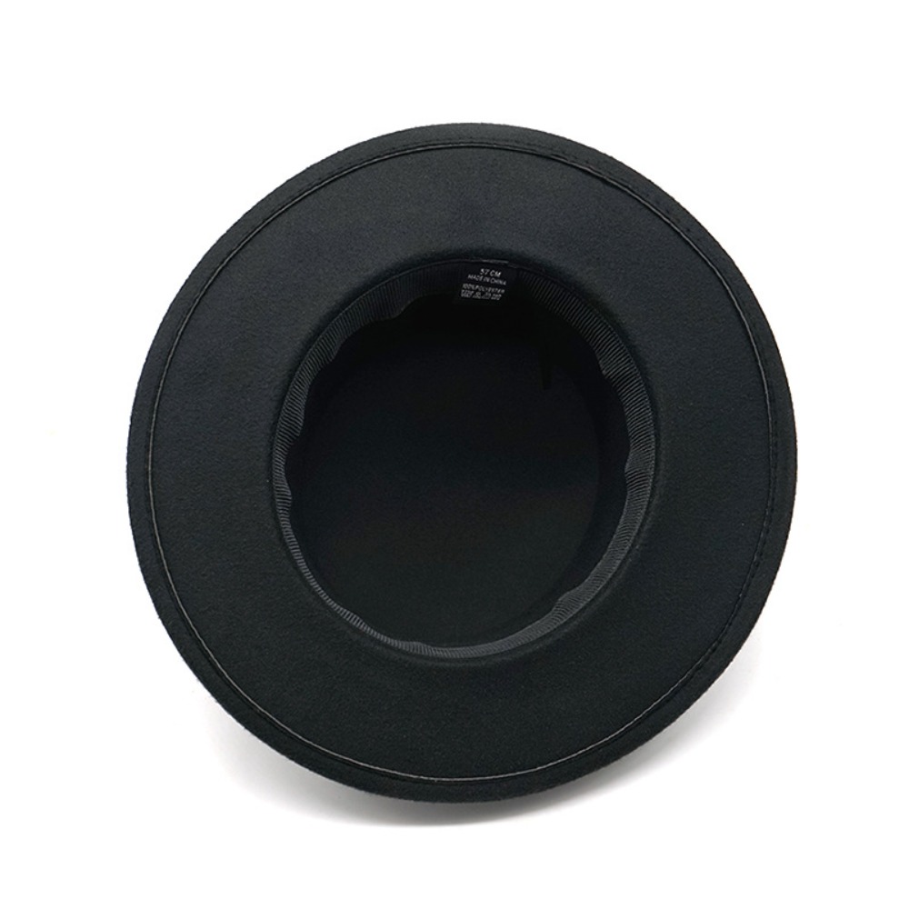 British Retro Flat Top Hat wit – Fedora Hat Wool Bewertung und Preis